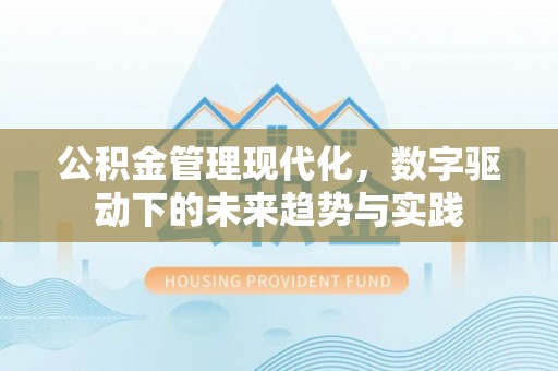 青田公积金管理现代化，数字驱动下的未来趋势与实践