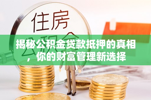 青田揭秘公积金贷款抵押的真相，你的财富管理新选择