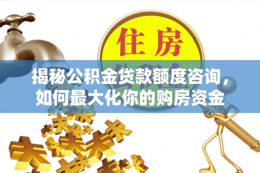 青田揭秘公积金贷款额度咨询，如何最大化你的购房资金